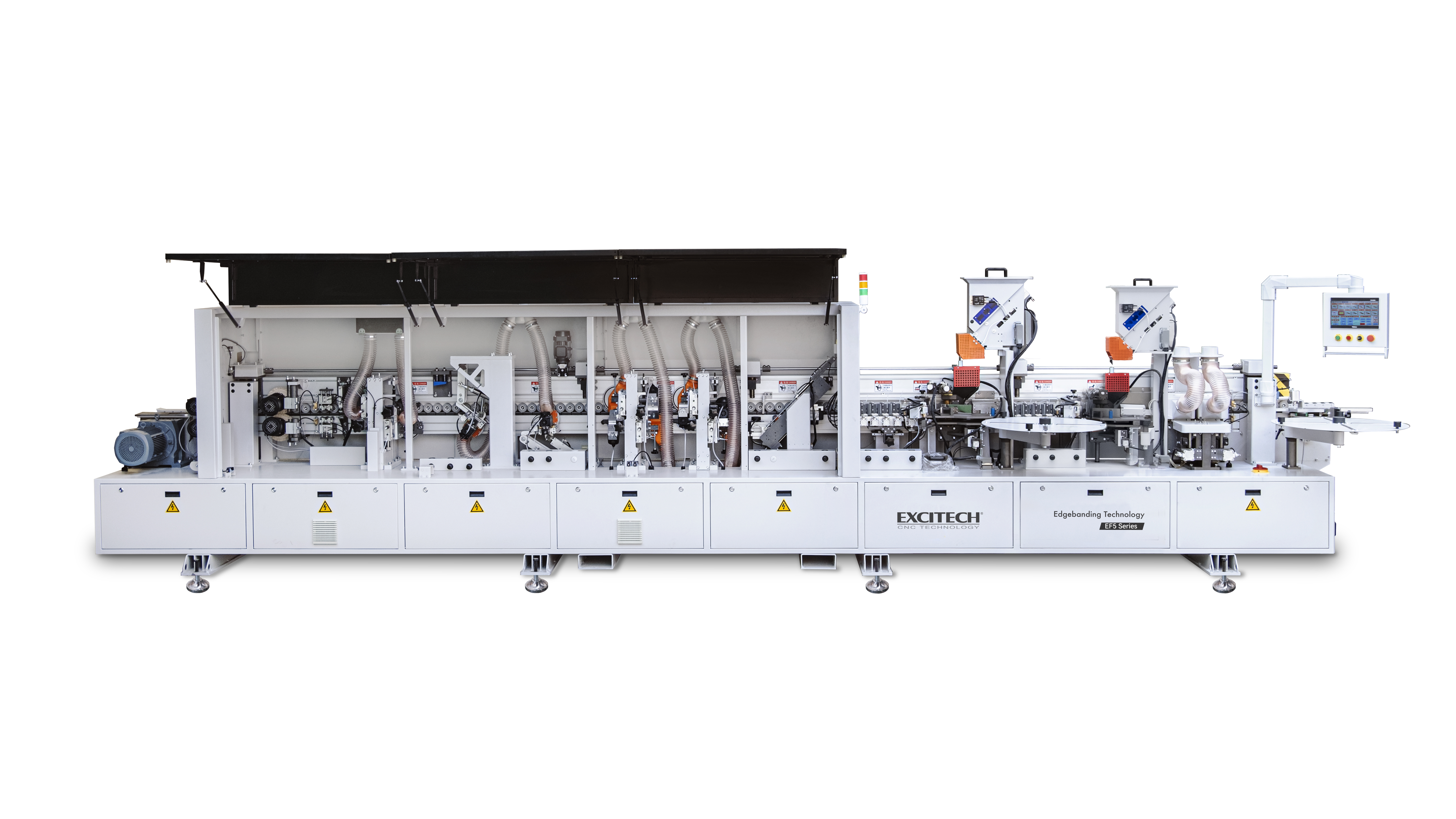 Funtzio osoa fresatzeko egur industriaren ertz-banda makina