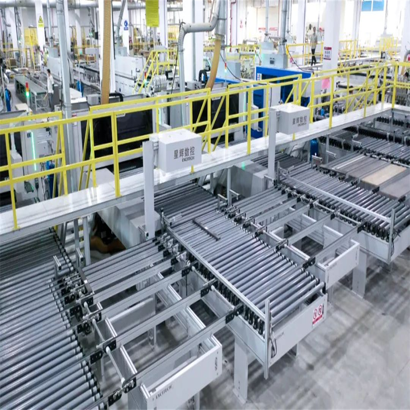 Erronkatu muga! Excitech 5 cm-ko plaka estuaren eszena tripulatu gabeko linea automatikoko proiektuaren eszena.