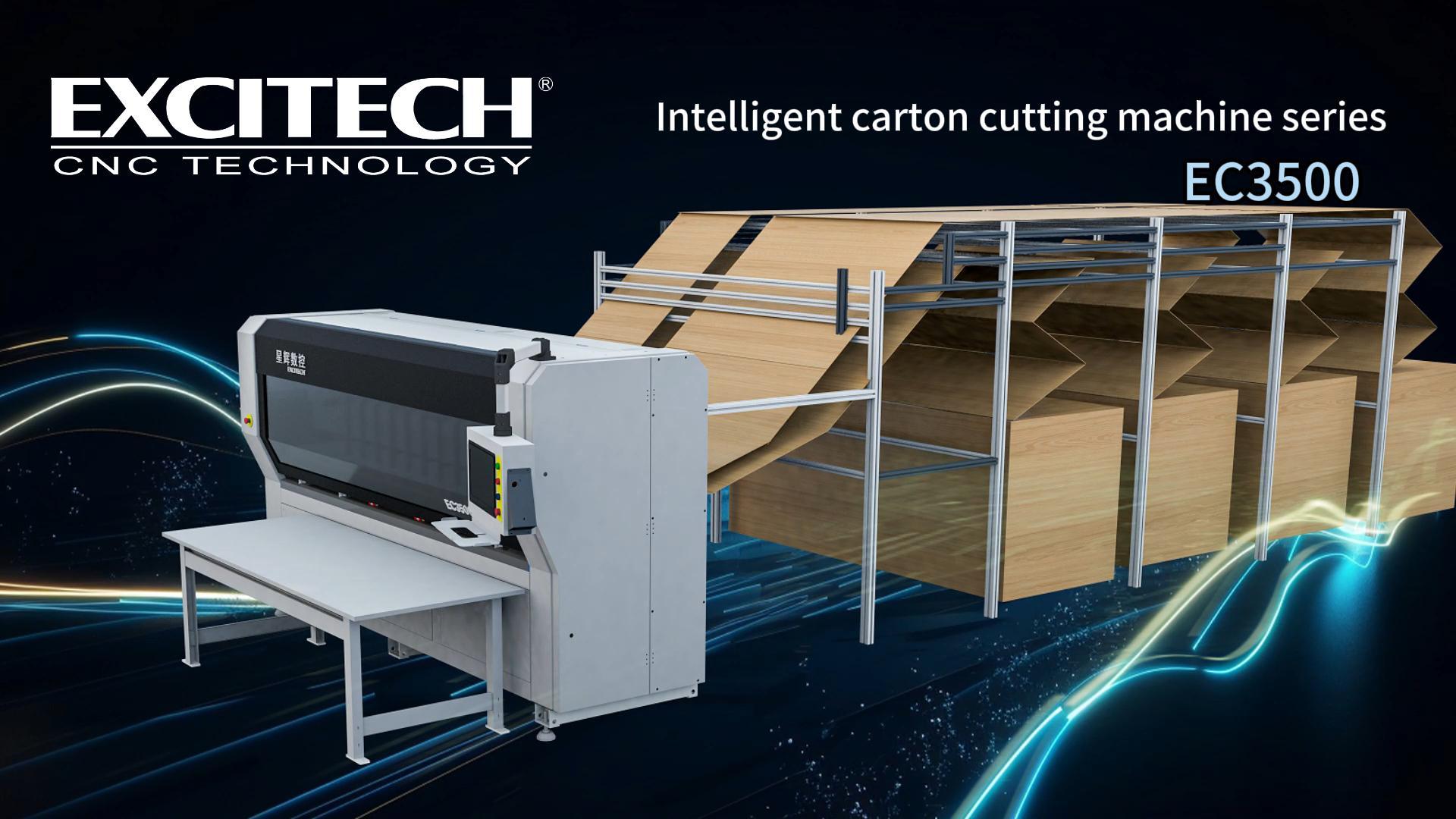Excitech kartoia ebakitzeko makina -EC3500 serieko zortzi paper liburutegi estazio anitzeko paper ebakitzailea