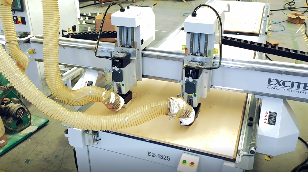 CNC ebaketa-makinaren konfigurazioa.