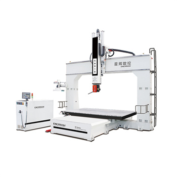 CNC 5 ardatzeko egurra bideratzeko makina