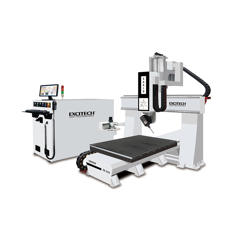 CNC 5 Ardatz Egurra Lantzeko Makineria